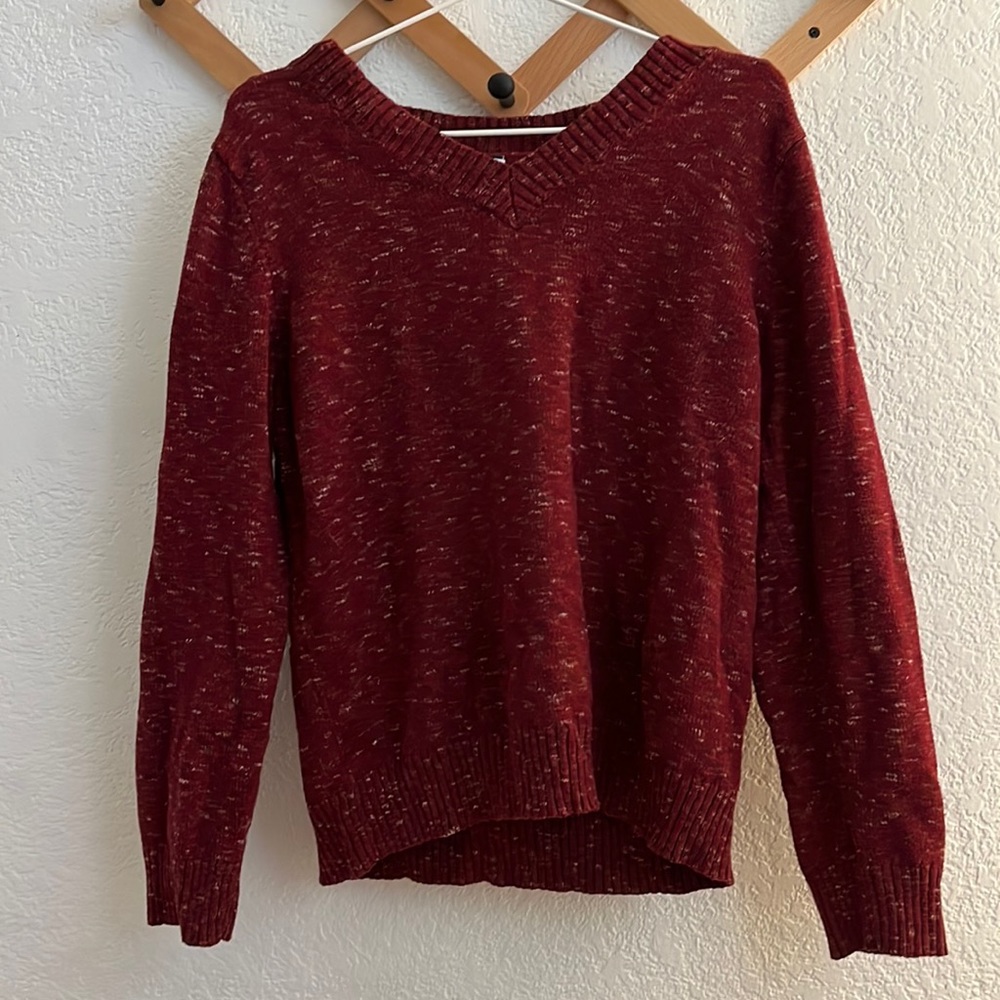 Croft&Barrow Oversized V-Neck Sweater- Size XL